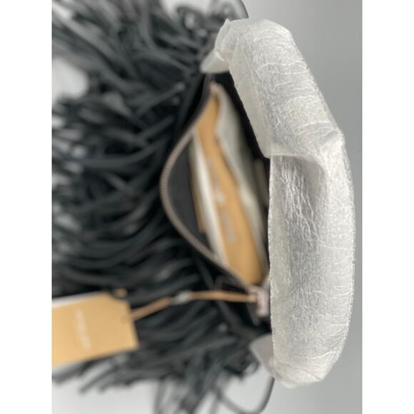 Michael Kors Collection Dyan Fringed Leather Shoulder Bag - Picture 8 of 8